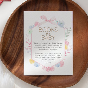 Carte D'accompagnement Pastel Winter Wonderland Baby shower Book For Baby
