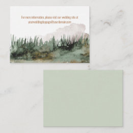 Carte D'accompagnement Paysage de montagne rustique Visitez notre site En