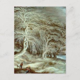 Carte D'accompagnement Paysage hivernal Gijsbrecht Leytens
