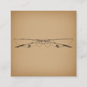 Carte D'accompagnement Pêche à la mouche Antique Art Pêche Poteaux Vintag