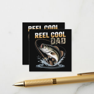 Carte D'accompagnement Pêche Drôle Fête des Pères Pêcheur Amateurs de Poi