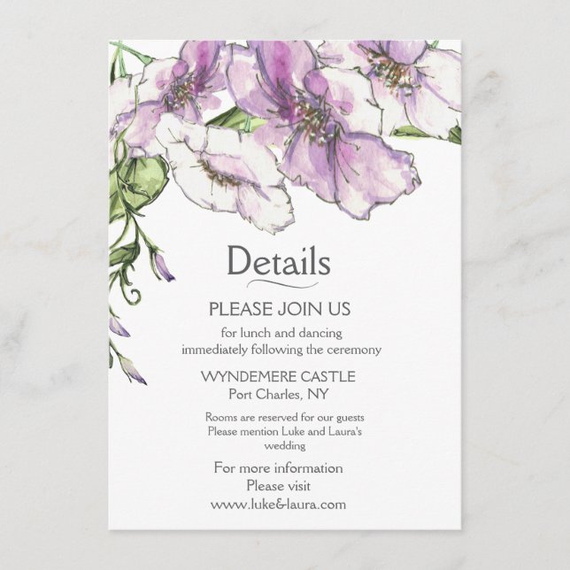 Carte D'accompagnement Pensée moderne  (Devant)