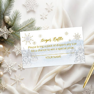 Carte D'accompagnement Père Noël Baby Christmas Baby Diaper Raffle