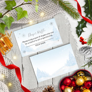 Carte D'accompagnement Père Noël Baby Christmas Baby Diaper Raffle