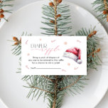 Carte D'accompagnement Père Noël Baby Christmas Baby shower Déchets Raffl<br><div class="desc">Père Noël Baby Baby shower de Noël Déchets Carton de fermeture de la jauge. Des éléments correspondants sont disponibles.</div>