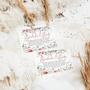 Carte D'accompagnement Père Noël Baby Christmas Baby shower Livres neutre