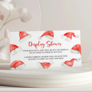 Carte D'accompagnement Père Noël Baby Christmas Display Baby shower