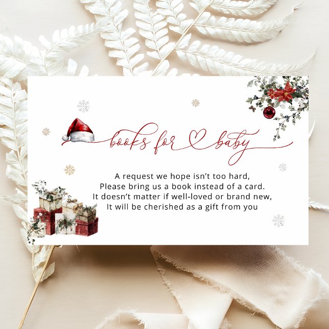 Carte D'accompagnement Père Noël Baby Christmas Livres pour bébé (Créateur téléchargé)