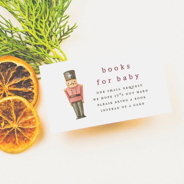 Carte D'accompagnement Père Noël Baby Winter Baby shower de Noël (Créateur téléchargé)