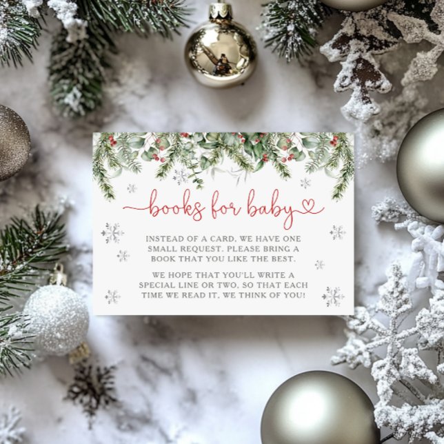 Carte D'accompagnement Père Noël Baby Winter Livres de Noël pour bébé (Créateur téléchargé)