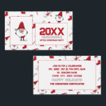 Carte D'accompagnement Père Noël et Snowman, billet de fête de Noël<br><div class="desc">Père Noël et Snowman,  billet de fête de Noël par The Carte de visite Store. Idéal pour toutes sortes d'événements festifs. Dîners de Noël,  Fêtes de bureau,  Événements au restaurant,  Mariages,  Anniversaire.</div>