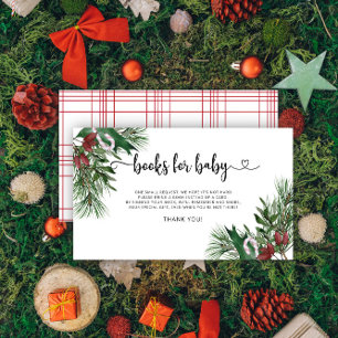 Carte D'accompagnement Père Noël livres de Noël pour bébé