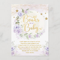 Périwinkle Floral Moon & Stars Livres pour Baby Gi