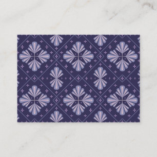 Carte D'accompagnement Pétales de fleurs géométriques motif répétitif abs
