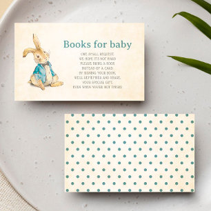 Carte D'accompagnement Peter Rabbit Livre pour Baby Request Insertion