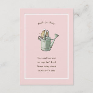 Carte D'accompagnement Peter Rabbit Pink Vintage Baby Book