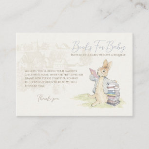 Carte D'accompagnement Peter the Rabbit Quelques Baby showers de lapin Li