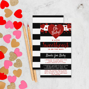 Carte D'accompagnement Petit amour Baby shower de la Saint Valentin