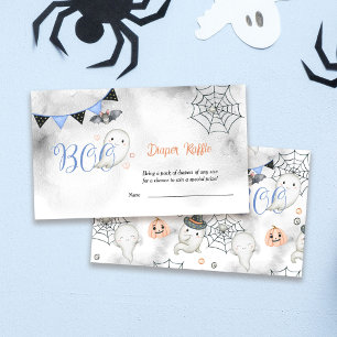 Carte D'accompagnement Petit Baby shower Boy Ghost Raffle de la couche