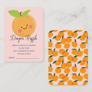 Carte D'accompagnement Petit Baby shower Cutie Déchets Raffle