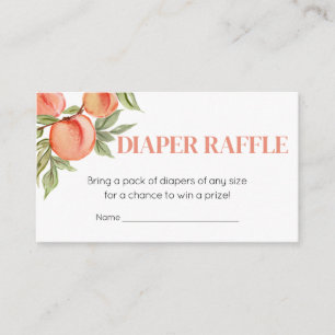 Carte D'accompagnement Petit Baby shower de chair doux Raffle