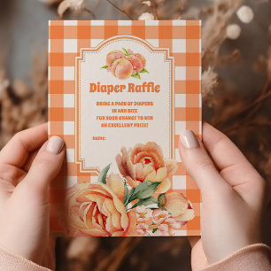 Carte D'accompagnement Petit Baby shower de chair doux Raffle