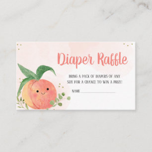 Carte D'accompagnement Petit Baby shower de chair doux Raffle