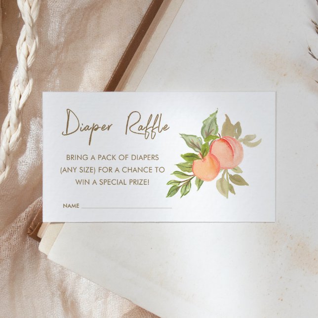 Carte D'accompagnement Petit Baby shower de chair doux Raffle de la couch (Créateur téléchargé)