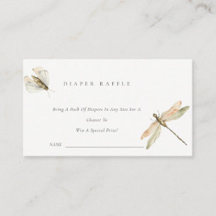 Carte D'accompagnement Petit Baby shower de rousseur de lagune de libellu