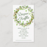 Petit Baby shower Shamrock Déchets Raffle