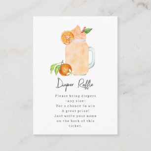 Carte D'accompagnement Petit Baby shower Smoothie de la Cutie Raffin de c