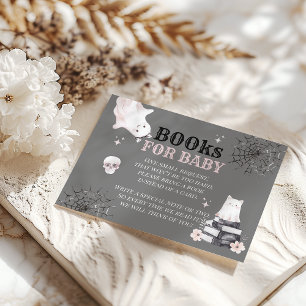 Carte D'accompagnement Petit Boo Cute Ghost Halloween Baby Girl Douche