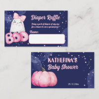 Petit boo Halloween fille baby shower de couche to