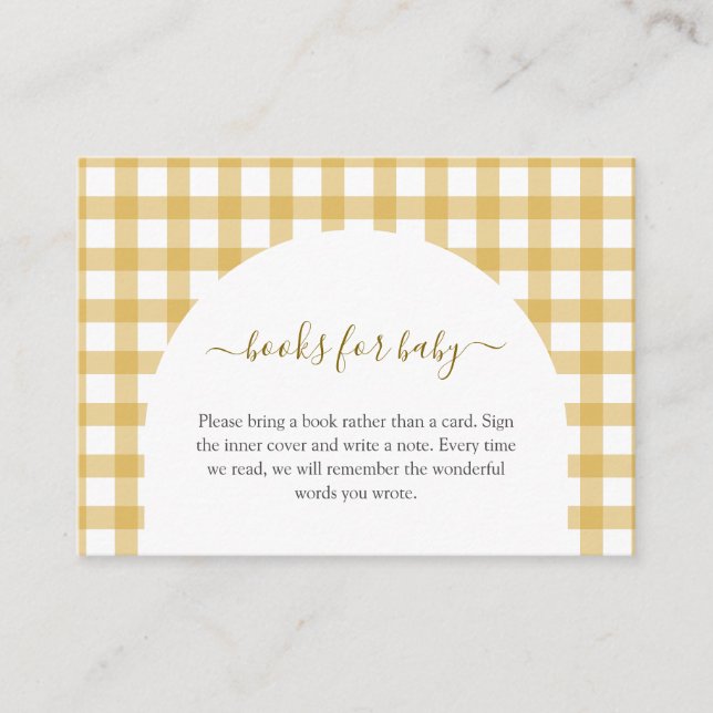 Carte D'accompagnement Petit Canard Baby shower Livres Pour Bébé (Devant)