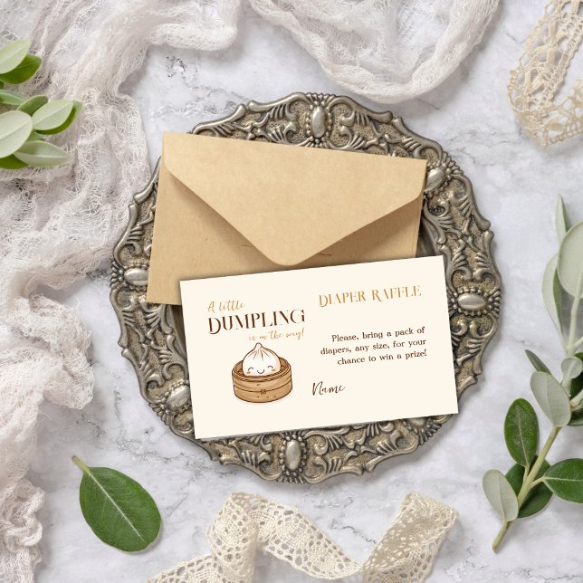 Carte D'accompagnement Petit chausson de Baby shower Kawaii (Créateur téléchargé)