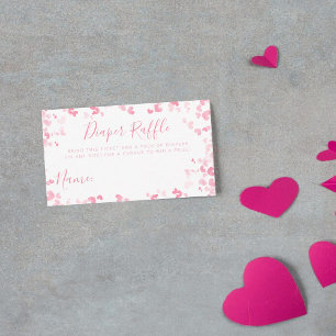 Carte D'accompagnement Petit Chéri Jeu de Baby Shower pour la Saint-Valen