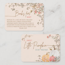 Petit Citrouille Automne Baby shower d'automne Liv