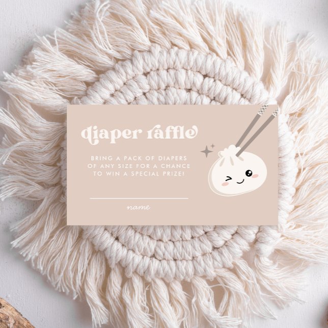 Carte D'accompagnement Petit Dim Doublure Baby shower de somme Raffin (Créateur téléchargé)