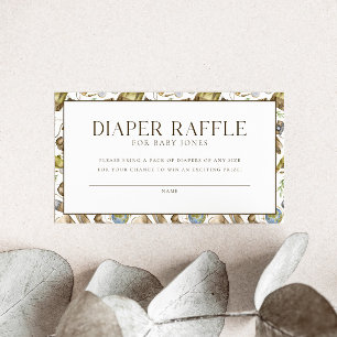 Carte D'accompagnement Petit Explorer Diaper Raffle Jeu
