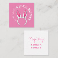 Petit Lapin Lapin Rose Cute Baby shower Oreilles