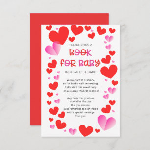 Carte D'accompagnement Petit livre d'amour coloré pour le boîtier bébé