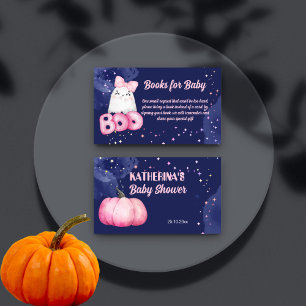 Carte D'accompagnement Petit livre de baby shower Halloween pour bébé