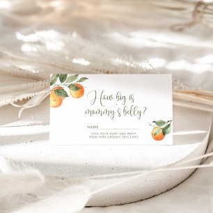 Carte D'accompagnement Petit mignon quelle taille est l'enclos ventre de 