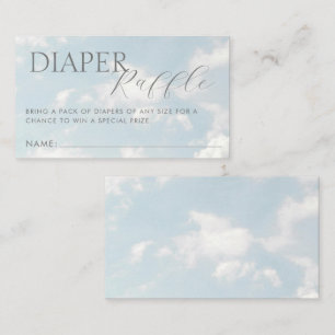 Carte D'accompagnement Petit morceau de Baby shower du ciel rêvé