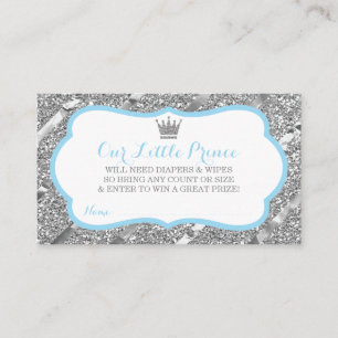 Carte D'accompagnement Petit prince Diaper Raffle Ticket, parties