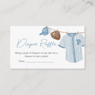 Carte D'accompagnement Petit Slugger Baby shower de baseball Déchets Raff