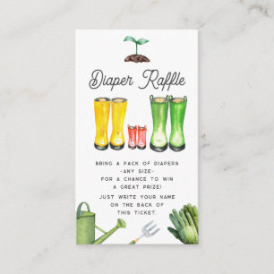 Carte D'accompagnement Petit Sprout Red Gardening Bottes Déchets Raffin