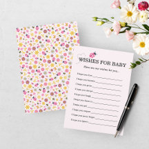Petite coccinelle Fille rose Baby Shower
