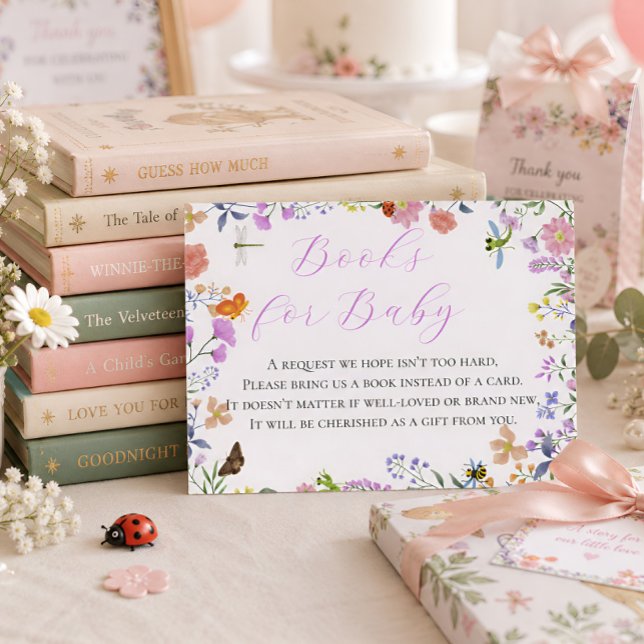 Carte D'accompagnement Petits livres Love Bug pour bébé (Créateur téléchargé)