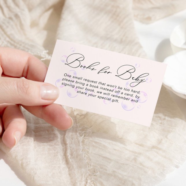 Carte D'accompagnement Petits Livres Pearl Pour Baby shower Bébé (Créateur téléchargé)